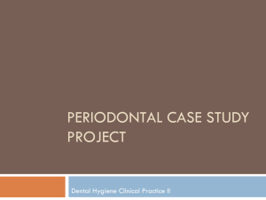Periodontal Case Study Project