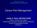 Therapeutic Advances in Pain