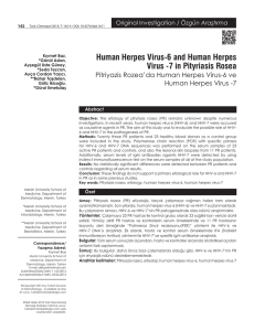 Human Herpes Virus-6 and Human Herpes Virus
