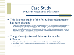 Case Study by Kristin Knight and Sara Martello