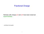 Fractional Charge