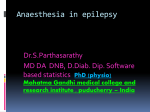 2 MB - epilepsy - anaesthetic concerns