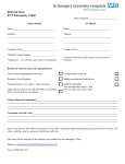 ENT Emergency Clinic referral form (Word)