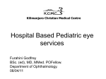 Effective Pediatric Eye Care Services - Africa