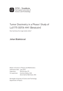 Tumor Dosimetry in a Phase I Study of Lu(177)-DOTA
