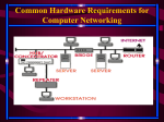 Common Hardware Requirements for Computer Networking