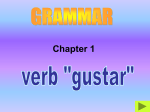 Verb “Gustar”