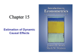 Estimation of Dynamic Causal Effects