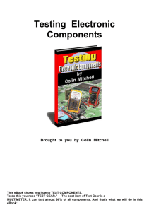 Testing Electronic Components