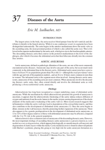 37 Diseases of the Aorta
