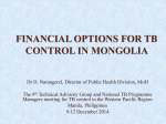 financial options for tb control in mongolia