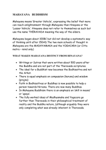 mahayana buddhism - The Ecclesbourne School Online