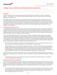 Voltage surge: protecting sensitive electronic equipment