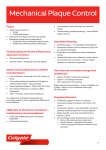 Mechanical Plaque Control