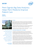 Penn Signals Big Data Analytics Helps Penn Medicine Improve