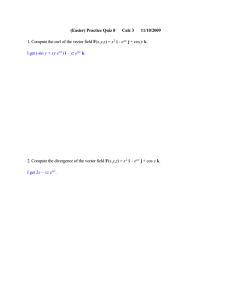 Practice Quiz 8 Solutions