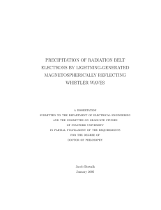 precipitation of radiation belt electrons by lightning