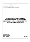 Poverty and climate change: assessing impacts in developing