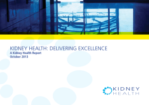kidney health: delivering excellence