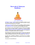Theravada Vs Mahayana