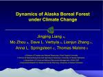 Dynamics of Alaska Boreal Forest under Climate Change