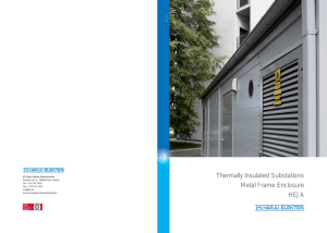 Thermally Insulated Substations Metal Frame