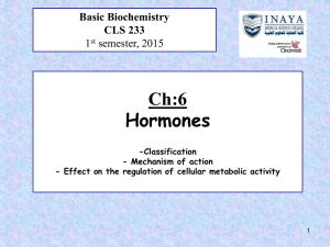 Hormones that bind to intracellular receptors