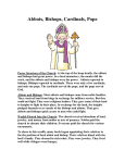 Abbots, Bishops, Cardinals, Pope