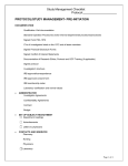 Study Management Checklist