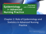 Role of Epidemiology and Statistics in Advanced Nursing Practice