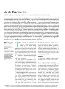 Acute Pancreatitis - American Academy of Family Physicians