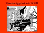 German Aggression in WWII