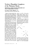 Tertiary Phosphine Complexes of the Platinum Metals