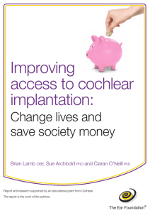 Improving access to cochlear implantation