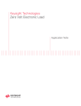 Keysight Technologies Zero Volt Electronic Load