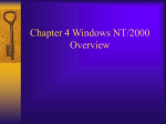 Chapter 4 Windows NT/2000