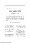 Experimental tonography on enucleated human eyes. I. The