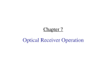 Optical Receiver Operation