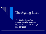 The Ageing Liver - Geriatric Medicine