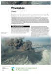 Volcanoes - Department of Conservation