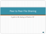 Peer to Peer File Sharing