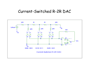Current-Switched R-2R DAC