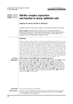 Toll-like receptor expression and function in airway epithelial cells