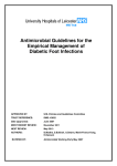 Antimicrobial Guidelines for the Empirical Management of Diabetic
