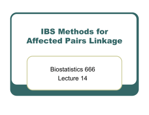IBS Methods for Affected Pairs Linkage
