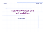 Network Protocols and Vulnerabilities