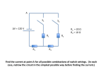 What is the current running through each resistor in the circuit?