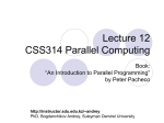 CSS314 Parallel Computing