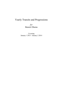 Yearly Transits and Progressions