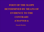 EVIDENCE TO THE CONTRARY (CHAPTER 6)